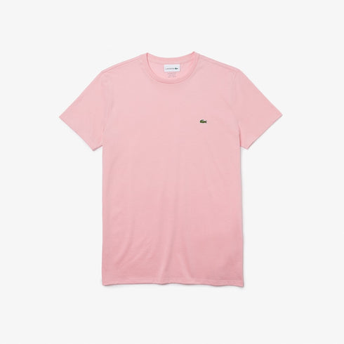 LACOSTE Crew Neck Pima Cotton Jersey T-shirt Mens Apparel -